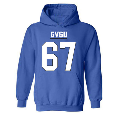 Grand Valley - NCAA Football : Anderson Farmer - Replica Shersey Hooded Sweatshirt-0