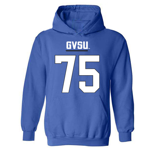 Grand Valley - NCAA Football : Joshua Martin - Replica Shersey Hooded Sweatshirt-0