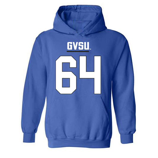 Grand Valley - NCAA Football : Brett Weaver - Replica Shersey Hooded Sweatshirt-0