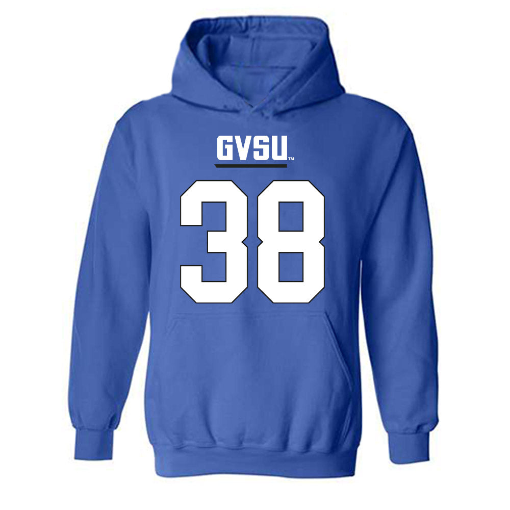 Grand Valley - NCAA Football : Mathew Bacik - Replica Shersey Hooded Sweatshirt-0