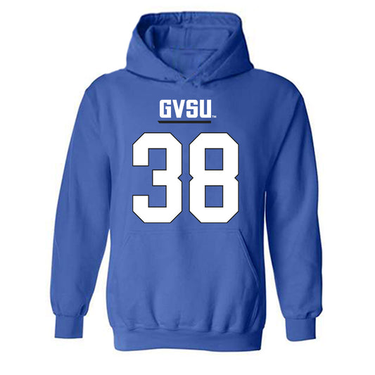 Grand Valley - NCAA Football : Mathew Bacik - Replica Shersey Hooded Sweatshirt-0