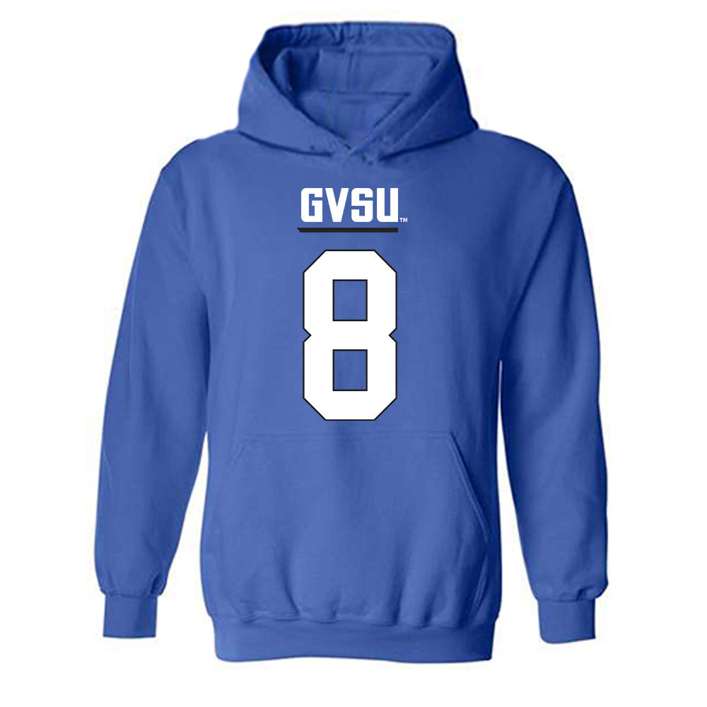 Grand Valley - NCAA Football : Kyle Nott - Replica Shersey Hooded Sweatshirt-0