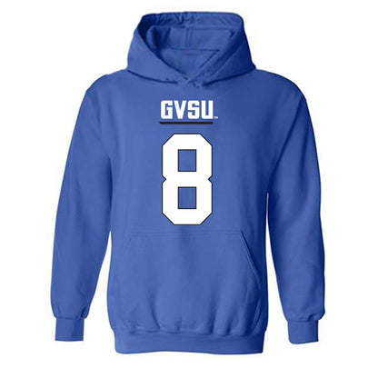 Grand Valley - NCAA Football : Kyle Nott - Replica Shersey Hooded Sweatshirt-0
