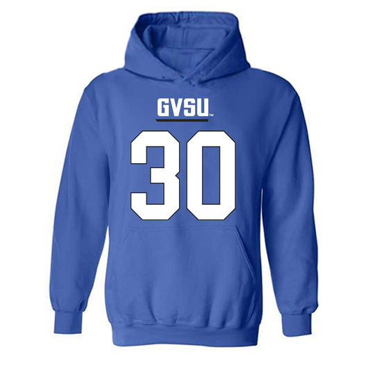 Grand Valley - NCAA Football : Derrick Woods Jr. - Replica Shersey Hooded Sweatshirt-0