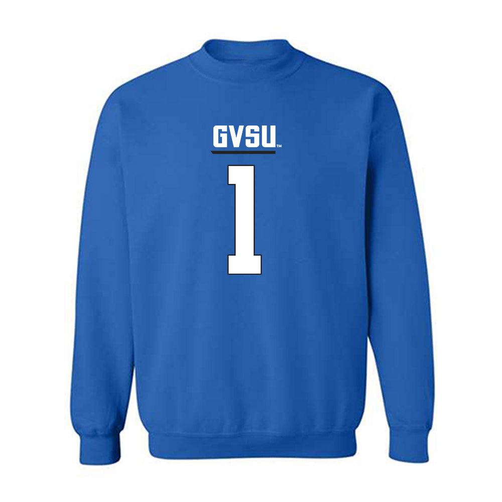 Grand Valley - NCAA Football : lynn wyche - Replica Shersey Crewneck Sweatshirt-0
