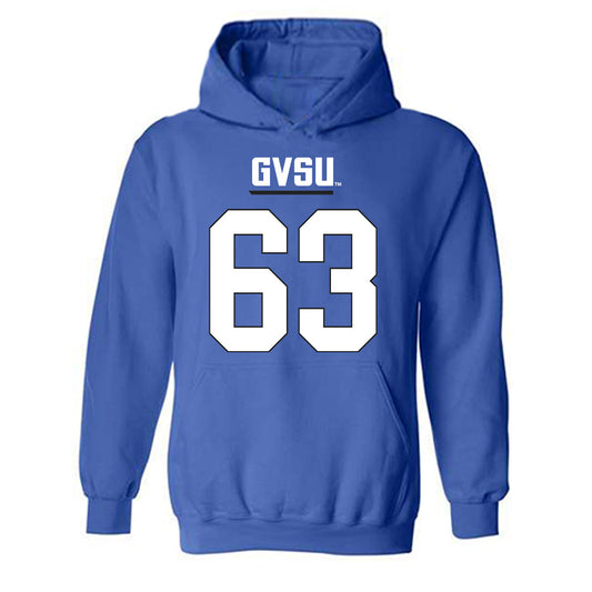 Grand Valley - NCAA Football : Breon Key - Replica Shersey Hooded Sweatshirt-0