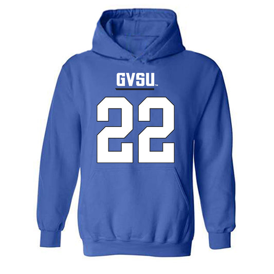 Grand Valley - NCAA Football : Jake Archbold - Replica Shersey Hooded Sweatshirt-0