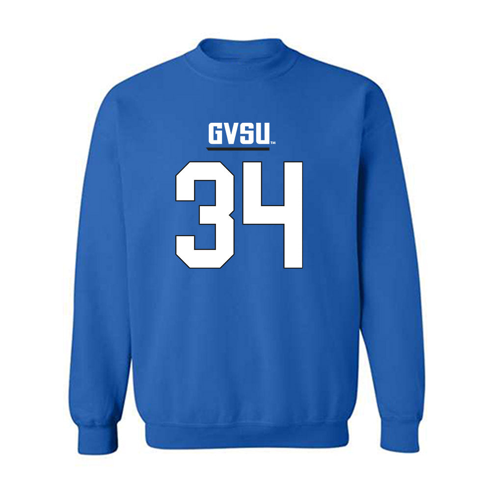Grand Valley - NCAA Football : Keegan Sell - Replica Shersey Crewneck Sweatshirt-0
