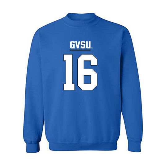 Grand Valley - NCAA Football : Luke McLean - Replica Shersey Crewneck Sweatshirt-0