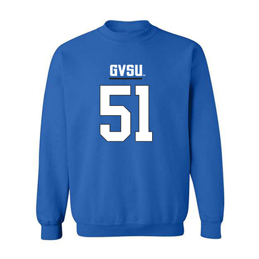 Grand Valley - NCAA Football : Joshua Sander - Replica Shersey Crewneck Sweatshirt-0