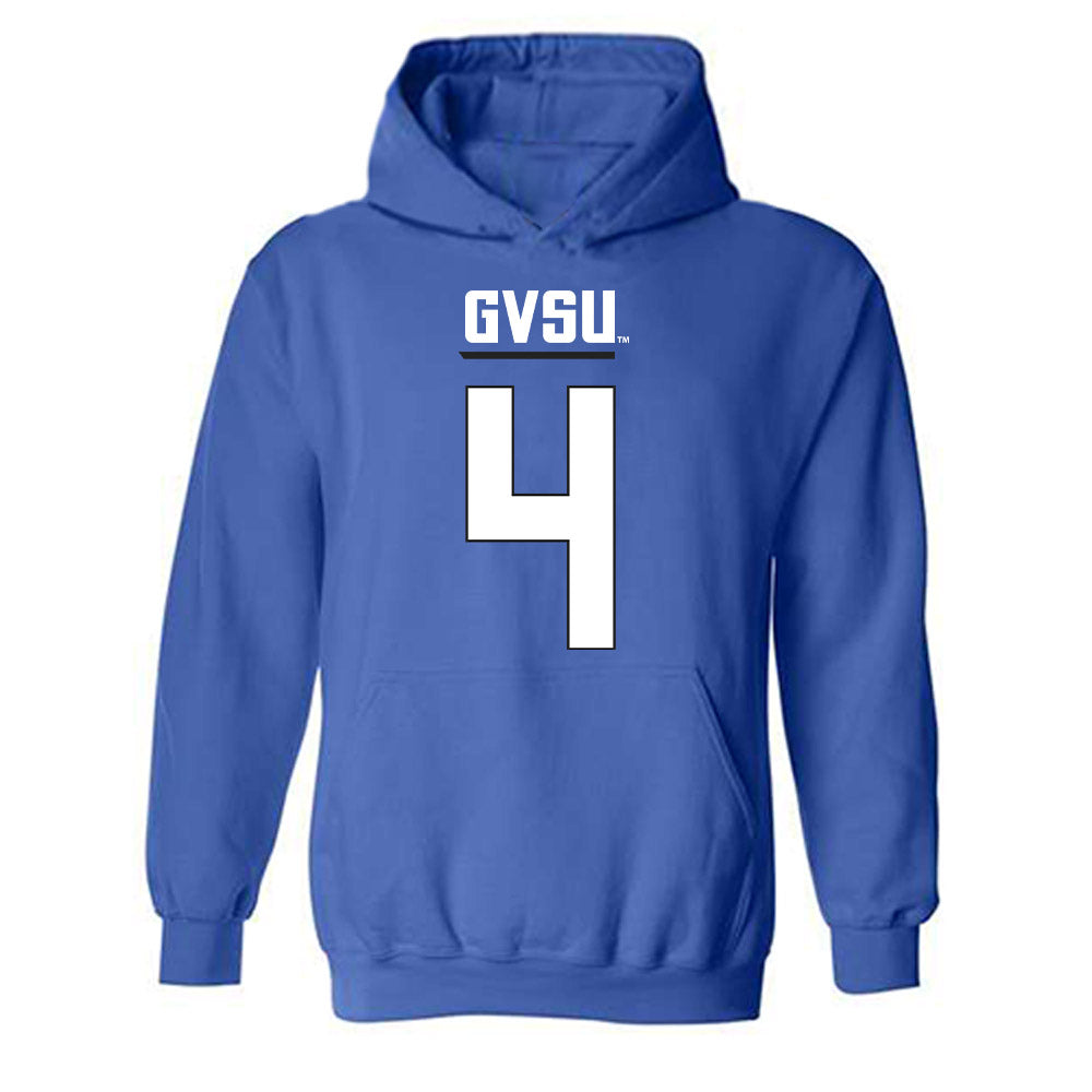 Grand Valley - NCAA Football : Darrell Johnson - Replica Shersey Hooded Sweatshirt-0