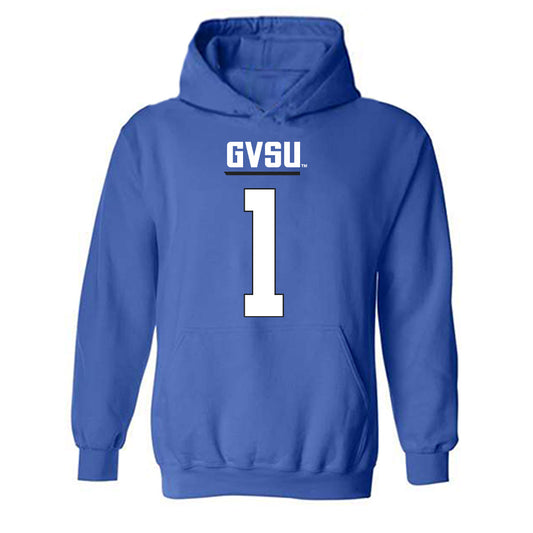 Grand Valley - NCAA Football : lynn wyche - Replica Shersey Hooded Sweatshirt-0