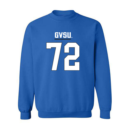 Grand Valley - NCAA Football : Evan Valentine - Replica Shersey Crewneck Sweatshirt-0