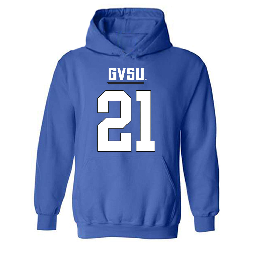 Grand Valley - NCAA Football : Quinn Wills - Replica Shersey Hooded Sweatshirt-0