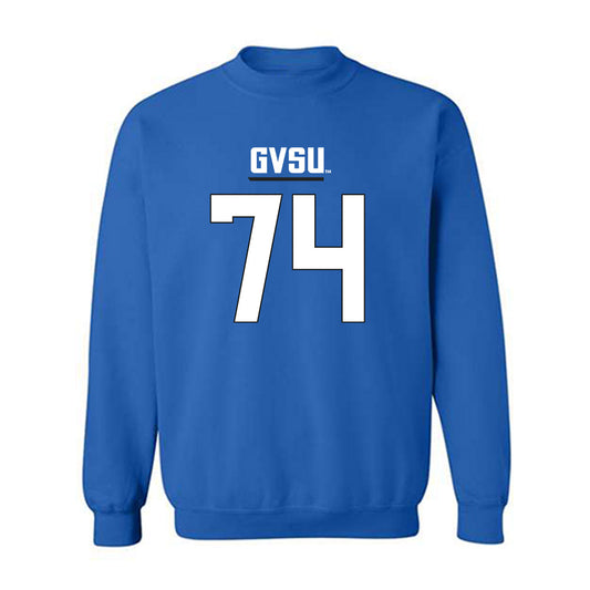 Grand Valley - NCAA Football : Jordan Davis - Replica Shersey Crewneck Sweatshirt-0