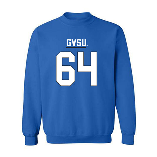 Grand Valley - NCAA Football : Brett Weaver - Replica Shersey Crewneck Sweatshirt-0