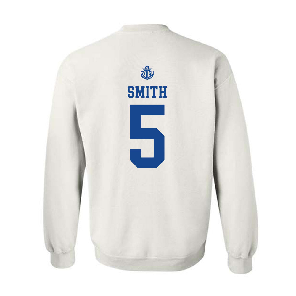 Grand Valley - NCAA Men's Basketball : Trevor Smith - Replica Shersey Crewneck Sweatshirt-1