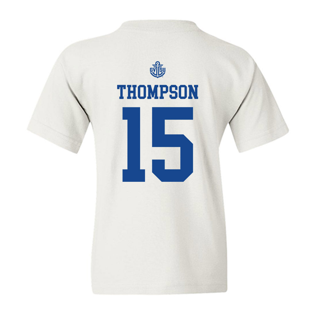 Grand Valley - NCAA Men's Basketball : Shamus Thompson - Replica Shersey Youth T-Shirt-1