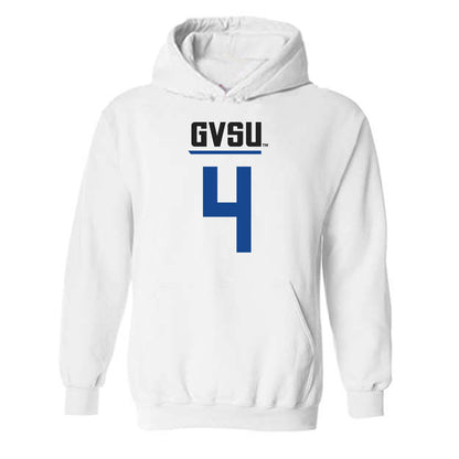 Grand Valley - NCAA Men's Basketball : Jalen Charity - Replica Shersey Hooded Sweatshirt