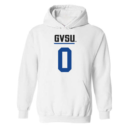 Grand Valley - NCAA Men's Basketball : Antaune Allen - Replica Shersey Hooded Sweatshirt-0