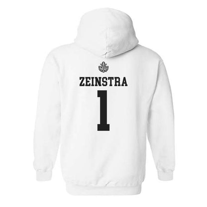 Grand Valley - NCAA Women's Basketball : Avery Zeinstra - Replica Shersey Hooded Sweatshirt-1