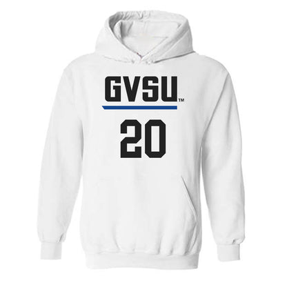 Grand Valley - NCAA Women's Basketball : Lexi Plitzuweit - Replica Shersey Hooded Sweatshirt-0