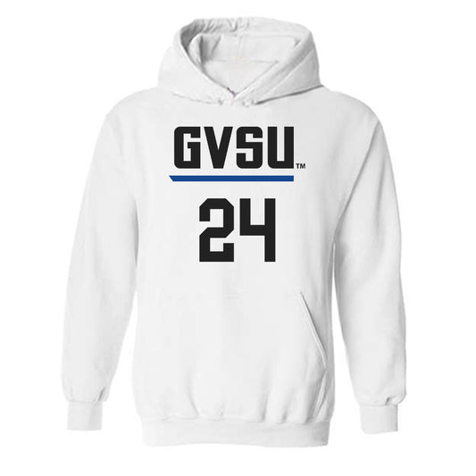 Grand Valley - NCAA Women's Basketball : Paige VanStee - Replica Shersey Hooded Sweatshirt-0