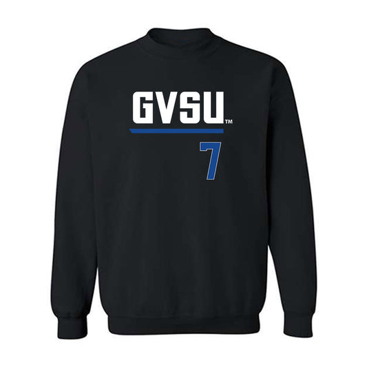 Grand Valley - NCAA Softball : Jasmine Mauk - Replica Shersey Crewneck Sweatshirt-0