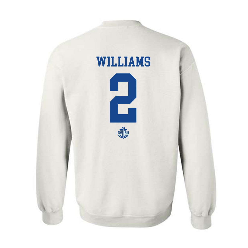 Grand Valley - NCAA Women's Soccer : Alex Williams - Replica Shersey Crewneck Sweatshirt-1