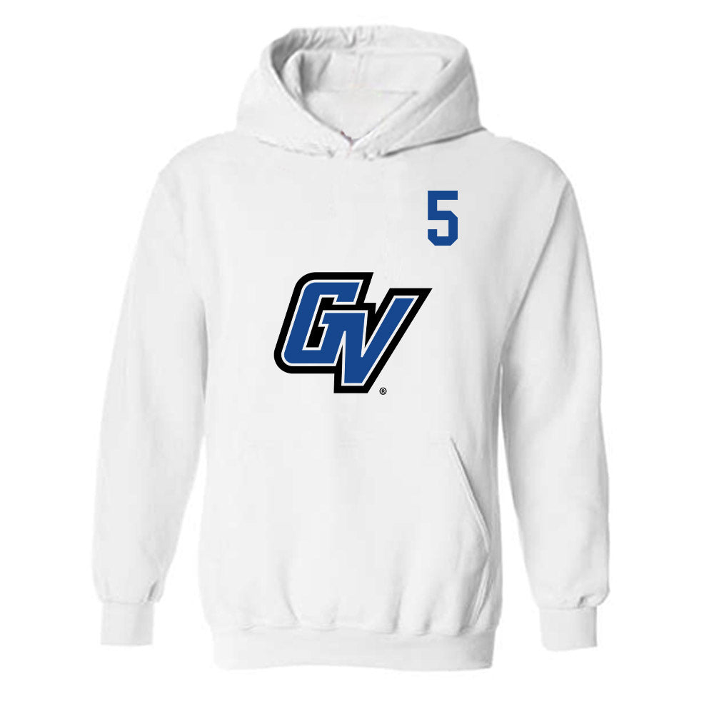 Grand Valley - NCAA Women's Soccer : Ella Kleiver - Replica Shersey Hooded Sweatshirt-0