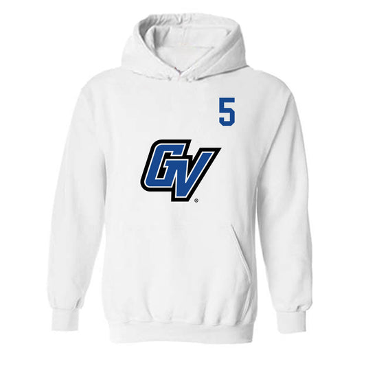 Grand Valley - NCAA Women's Soccer : Ella Kleiver - Replica Shersey Hooded Sweatshirt-0