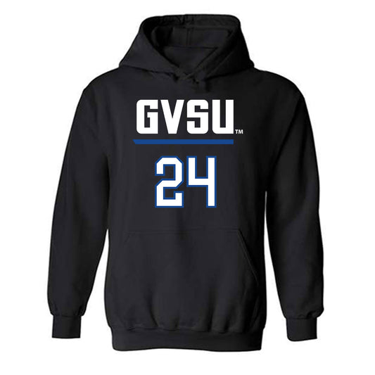Grand Valley - NCAA Women's Lacrosse : Lauren Volk - Replica Shersey Hooded Sweatshirt-0