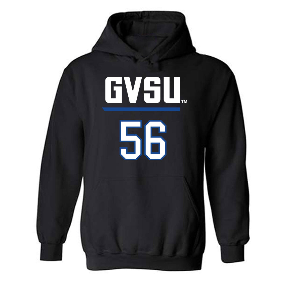 Grand Valley - NCAA Women's Lacrosse : Sarah Krause - Replica Shersey Hooded Sweatshirt-0