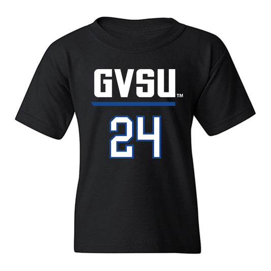 Grand Valley - NCAA Women's Lacrosse : Lauren Volk - Replica Shersey Youth T-Shirt-0