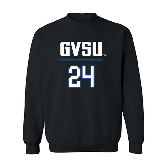 Grand Valley - NCAA Women's Lacrosse : Lauren Volk - Replica Shersey Crewneck Sweatshirt-0