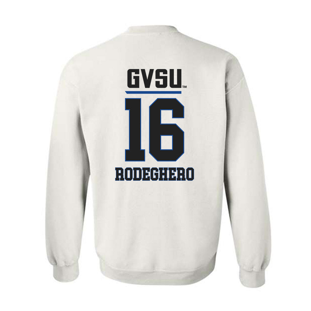 Grand Valley - NCAA Women's Volleyball : Taelynn Rodeghero - Replica Shersey Crewneck Sweatshirt-1