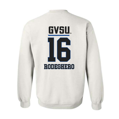 Grand Valley - NCAA Women's Volleyball : Taelynn Rodeghero - Replica Shersey Crewneck Sweatshirt-1