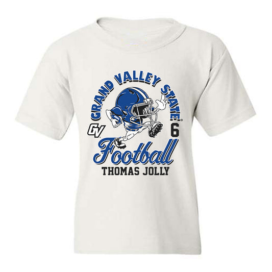 Grand Valley - NCAA Football : Thomas Jolly - Fashion Shersey Youth T-Shirt-0