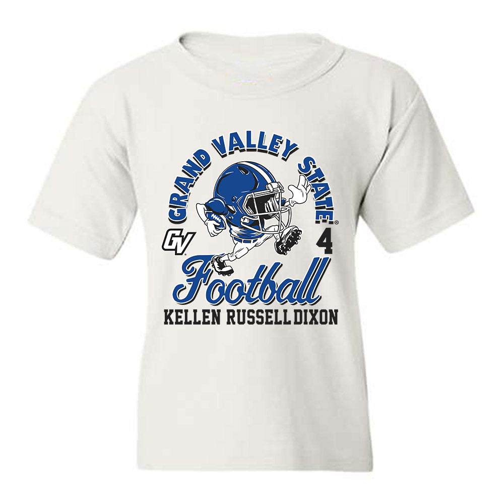 Grand Valley - NCAA Football : Kellen Russell-Dixon - Fashion Shersey Youth T-Shirt-0