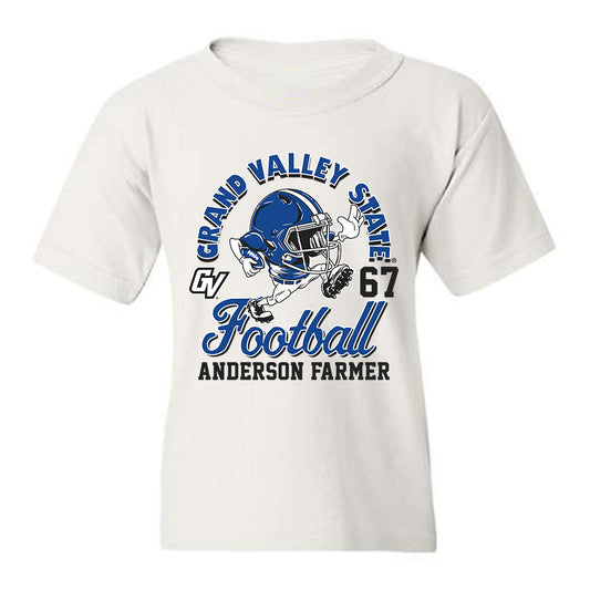 Grand Valley - NCAA Football : Anderson Farmer - Fashion Shersey Youth T-Shirt-0