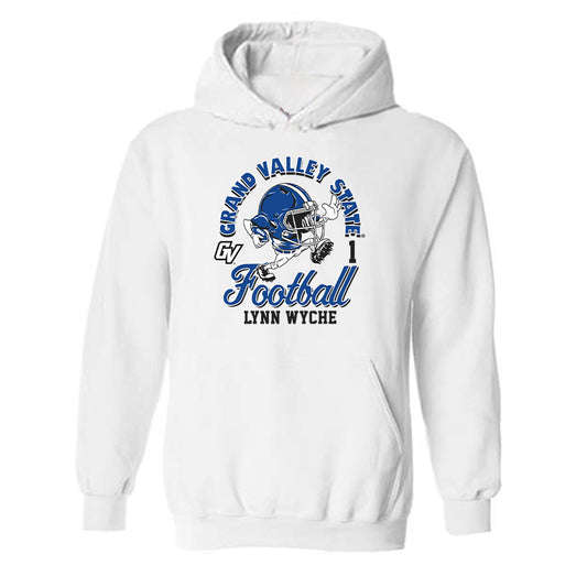 Grand Valley - NCAA Football : lynn wyche - Fashion Shersey Hooded Sweatshirt-0