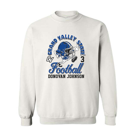Grand Valley - NCAA Football : Donovan Johnson - Fashion Shersey Crewneck Sweatshirt-0