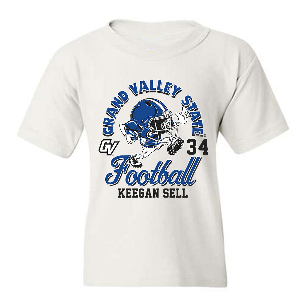 Grand Valley - NCAA Football : Keegan Sell - Fashion Shersey Youth T-Shirt-0