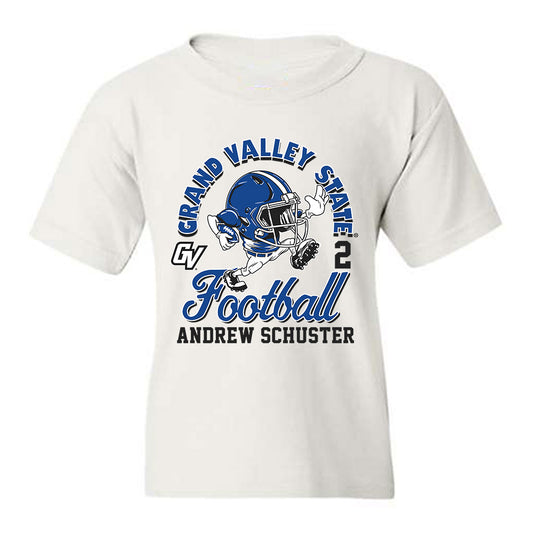 Grand Valley - NCAA Football : Andrew Schuster - Fashion Shersey Youth T-Shirt-0