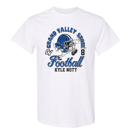 Grand Valley - NCAA Football : Kyle Nott - Fashion Shersey T-Shirt-0