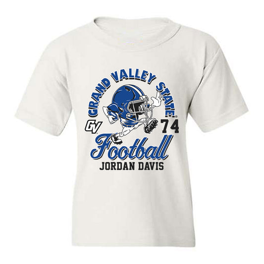 Grand Valley - NCAA Football : Jordan Davis - Fashion Shersey Youth T-Shirt-0