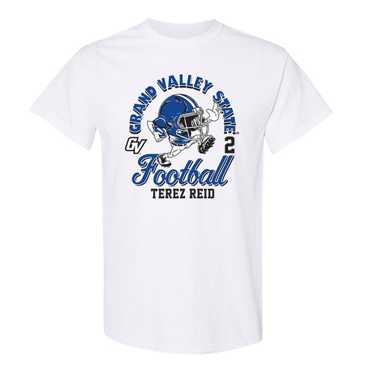 Grand Valley - NCAA Football : Terez Reid - Fashion Shersey T-Shirt-0