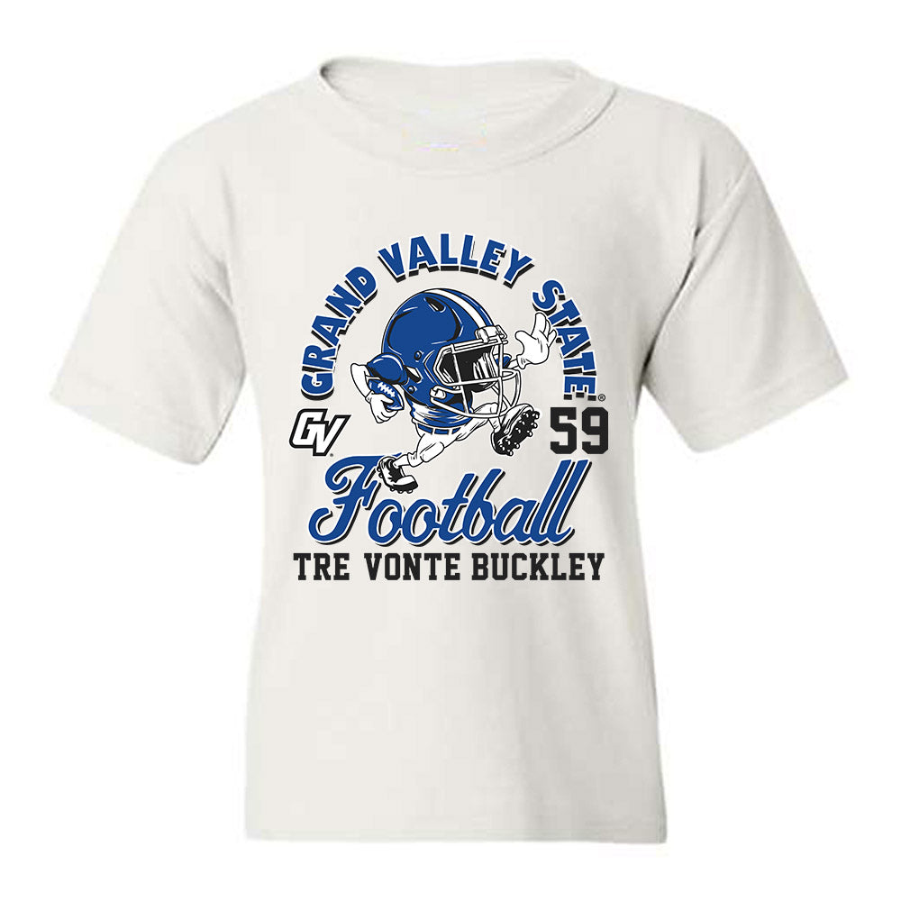 Grand Valley - NCAA Football : Tre' vonte Buckley - Fashion Shersey Youth T-Shirt-0