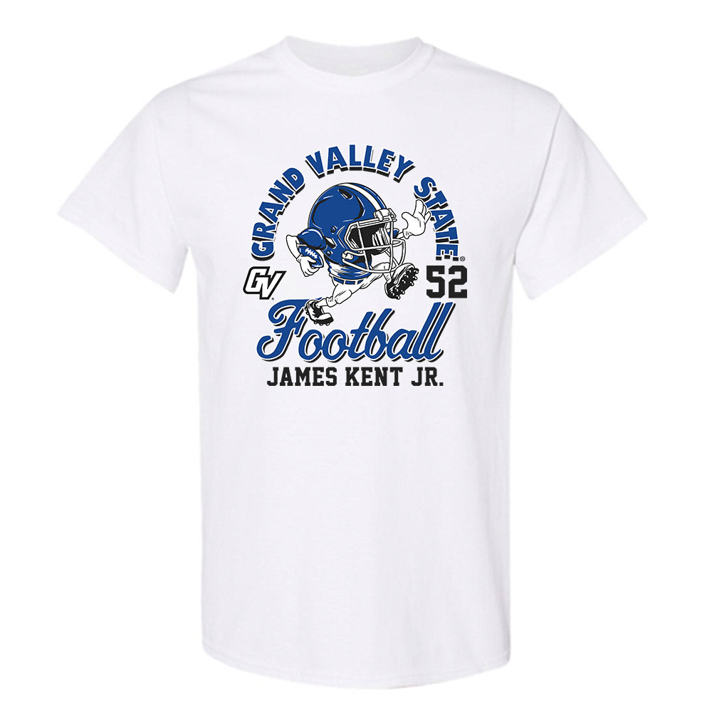 Grand Valley - NCAA Football : James Kent Jr. - Fashion Shersey T-Shirt-0