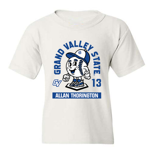 Grand Valley - NCAA Baseball : Allan Thorington - Fashion Shersey Youth T-Shirt-0